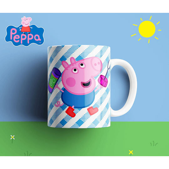 20 Diseños Plantillas Tazas Peppa Pig Archivos Png