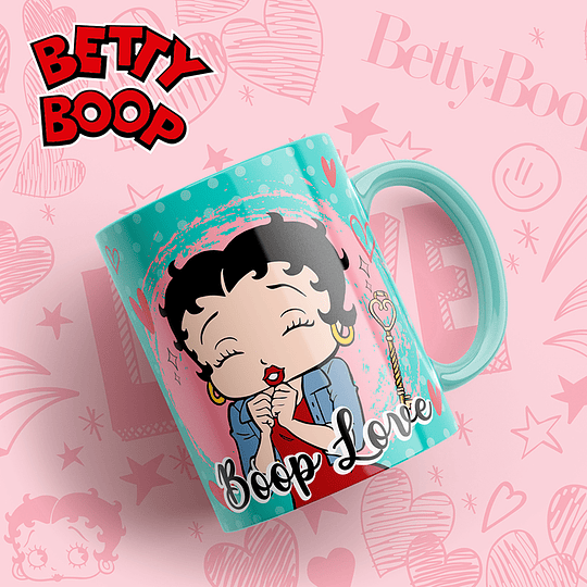 13 Diseños Plantillas Tazas Betty boo Archivos Png