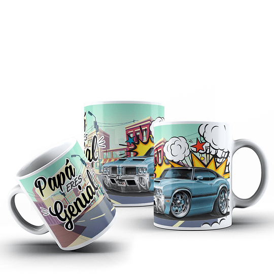 20 Diseños Plantillas Tazas Auto Padre Papá Eres Genial Archivos Png