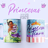 10 Diseños Plantillas Tazas Princesas Archivos Png y Editables Photoshop