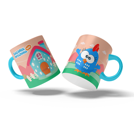 14 Diseños Plantillas Tazas Gallinita Pintadita Archivos Png y Editables CorelDraw