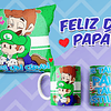 10 Diseños Plantillas Tazas y Cojin Día Del Padre Papá Archivos Png y Editables Photoshop