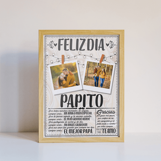 15 Diseños Plantillas Cuadros Día Del Padre Papá Archivos Png y Editables Photoshop