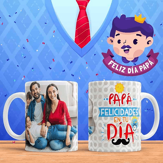 12 Diseños Plantillas Tazas Dia Del Padre Papá Archivos Png y Editables Photoshop