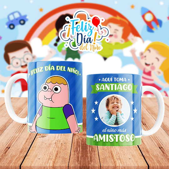 10 Diseños Plantillas Tazas Día del Niño Archivos Editables Photoshop