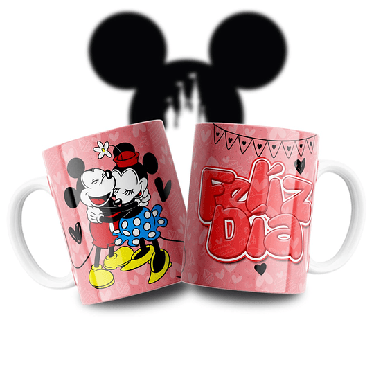 12 Diseños Plantillas Tazas Minnie Mickey Archivos Png y Editables Photoshop