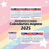 Pack Calendarios Mignon Pared Polaroid 2025 Archivos Pdf y Editables Power Point