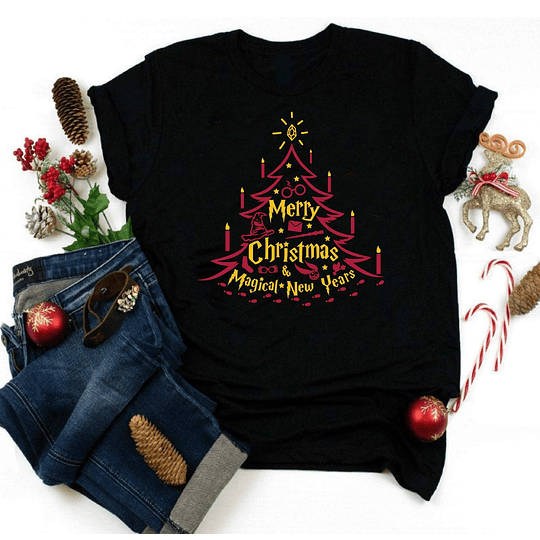 20 Diseños Plantillas Poleras Navidad Camisa Archivos Png y Pdf