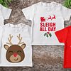 40 Diseños Plantillas Poleras Feliz Navidad Camisa Archivos Png y Pdf