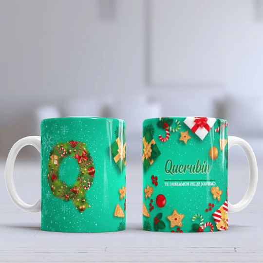 26 Diseños Plantillas Tazas Abecedário Iniciales Navidad Archivos Png