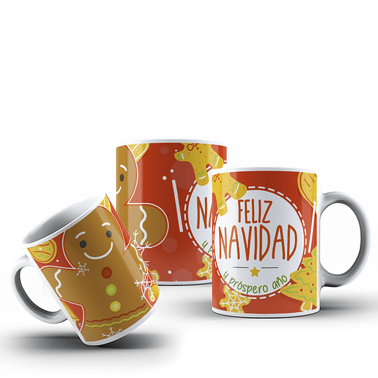 12 Diseños Plantillas Tazas Navidad Archivos Png