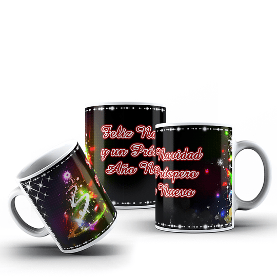 12 Diseños Plantillas Tazas Navidad Archivos Png