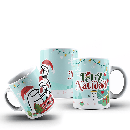 6 Diseños Plantillas Tazas Flork 2 Navidad Archivos Png y Editables Photoshop