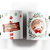 17 Diseños Plantillas Tazas Navidad Acuarela Archivos Png y Editables Photoshop