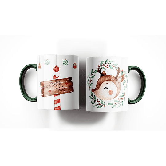 17 Diseños Plantillas Tazas Navidad Acuarela Archivos Png y Editables Photoshop