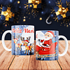 10 Diseños Plantillas Tazas Navidad Papá Noel Archivos Png