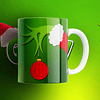 18 Diseños Plantillas Tazas Grinch Navidad Archivos Png