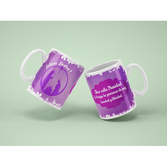 15 Diseños Plantillas Tazas Navidad Archivos Png