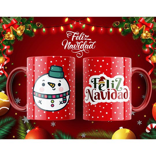 10 Diseños Plantillas Tazas Feliz Navidad Archivos Png y Editables Photoshop