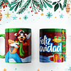 8 Diseños Plantillas Tazas Mickey Feliz Navidad Archivos Png y Editables Photoshop