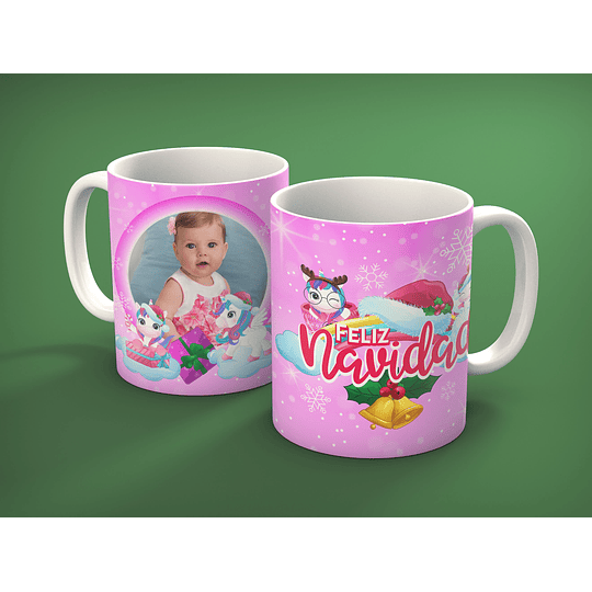 12 Diseños Plantillas Tazas con Fotos Feliz Navidad Archivos Png