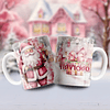 12 Diseños Plantillas Tazas Navideñas Navidad Archivos Png y Editables Photoshop