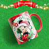 6 Diseños Plantillas Taza Mickey Navidad Archivos Png y Editables Photoshop