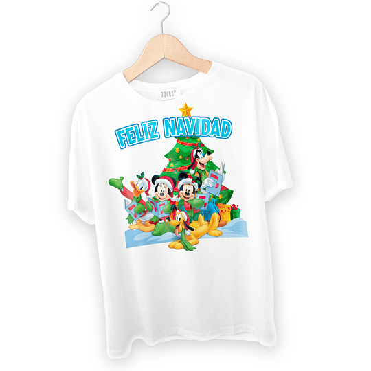 15 Diseños Plantillas Poleras Disney 2.0 Navidad Sublimación Archivos Png