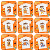 43 Diseños Plantillas Poleras Winnie Pooh Halloween Editable + Png