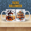 32 Diseños Plantillas Tazas Halloween en Jpg