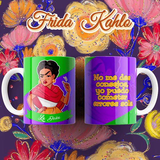 14 Diseños Plantillas Tazas Frida Khalo Archivos Jpg