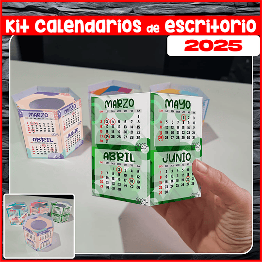 Archivo Diseños Plantillas Calendários Escritorio 2025 Archivos Editable