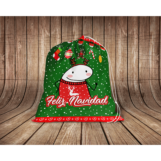 12 Diseños Plantillas Flork Bolsas Bolsitas Navidad Navideño Archivos Png