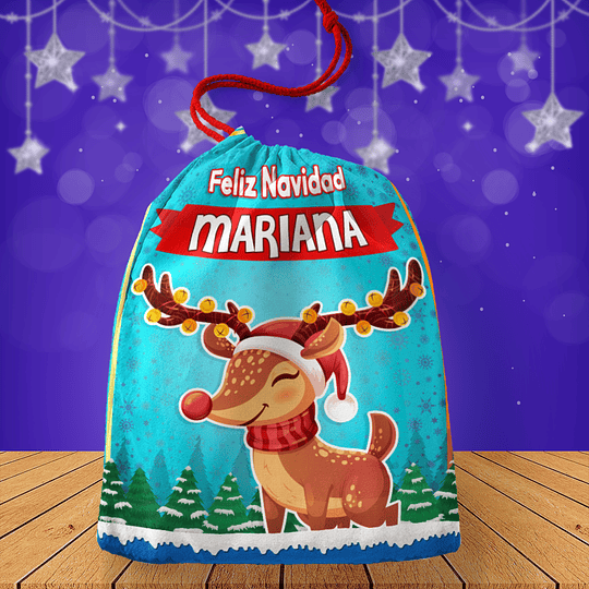 15 Diseños Plantillas Bolsas Bolsitas Navidad Navideño Archivo Png y Editables