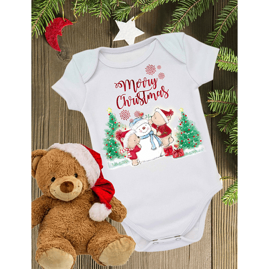 14 Diseños Plantillas Bodys Bebe Navidad Navideño Archivos Png