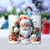 12 Diseños Plantillas Tumbler Navidad 3D Navideñas 20oz Alta Resolución Png