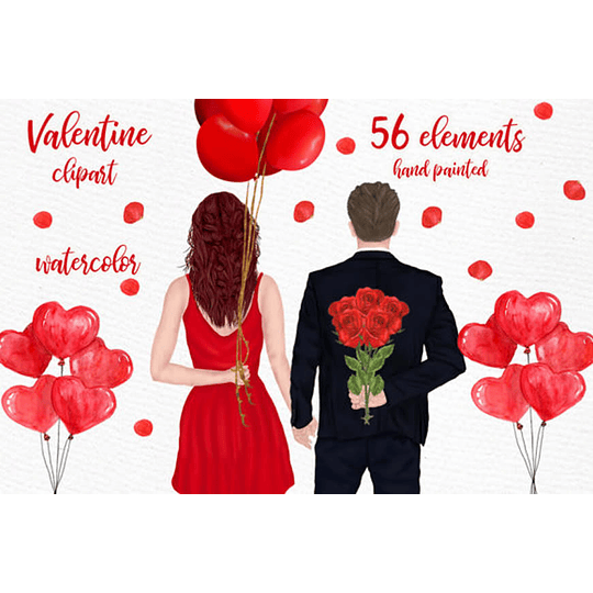 Imágenes Enamorado Pareja Día de San Valentín Amantes 3 Png 300 dpi Clipart Fondo Transparente