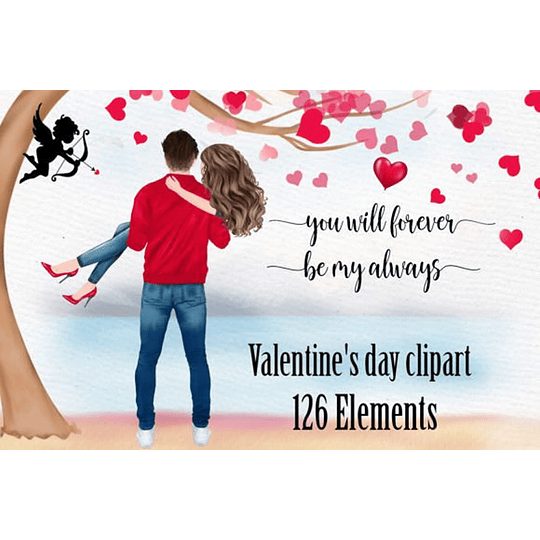 Imágenes Enamorado Pareja Día de San Valentín Amantes Png 300 dpi Clipart Fondo Transparente