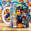 14 Diseños Plantillas Tazas Paw Patrol Archivos Png y Mockups