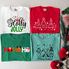 15 Diseños Plantillas Poleras Navidad Archivos Png y Editables