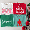 15 Diseños Plantillas Poleras Navidad Archivos Png y Editables