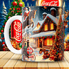 11 Diseños Plantillas Tazas Coca Cola Navidad Archivos Png