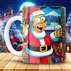 11 Diseños Plantillas Tazas Navidad 3D Disney Archivos Png