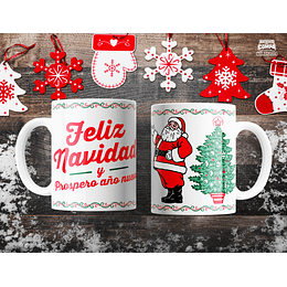 11 Diseños Plantillas Tazas Navidad Archivos Png y Editables Psd