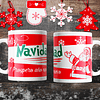 11 Diseños Plantillas Tazas Navidad Archivos Png y Editables Psd