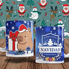 24 Diseños Plantillas Tazas Feliz Navidad Capibara Archivos Png y Editables Psd