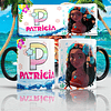 26 Diseños Plantillas Tazas Alfabeto Abecedário Moana Archivos Png y Editables Psd