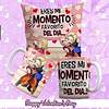 7 Diseños Plantillas Tazas y Cojin San Valentin Enamorados Editable y Png