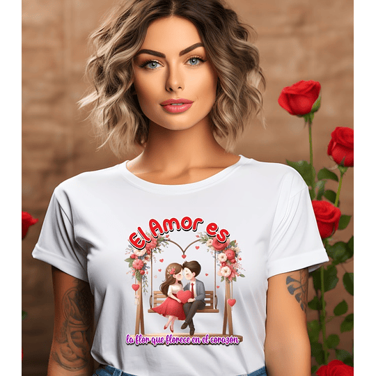 14 Diseños Plantillas Poleras San Valentin Enamorados Editable Corel y Png