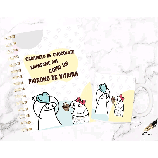 6 Diseños Plantilla Tazas y Libreta Flork Bebito Fiu Fiu San Valentin Archivos Jpg